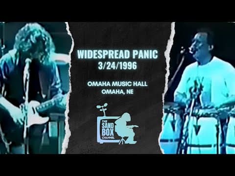 Widespread Panic ~ 3/24/1996 Omaha Music Hall, Omaha, NE Remastered Thumbnail