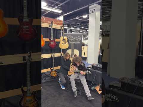 Teamwork on the languedoc at @TheNAMMShow 🤝 🎸 #DogPound🐶 Thumbnail