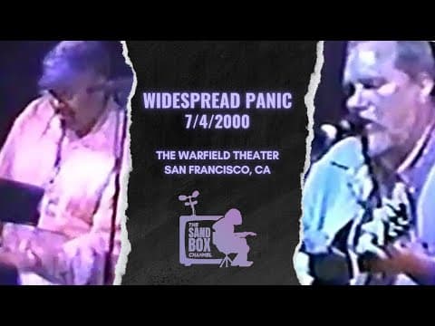 Widespread Panic w/ Remastered Video ~ 7/4/2000 The Warfield Theater, San Francisco, CA Thumbnail