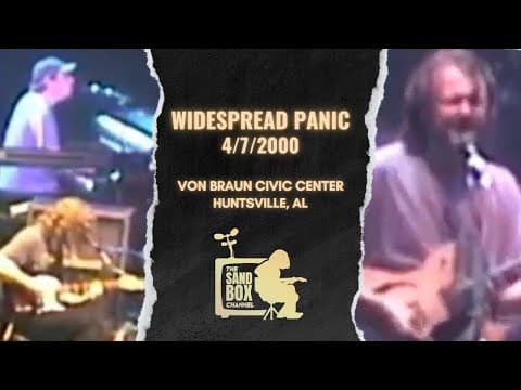 Widespread Panic w/ Remastered Video ~ 4/7/2000 Von Braun Civic Center, Huntsville, AL Complete Thumbnail