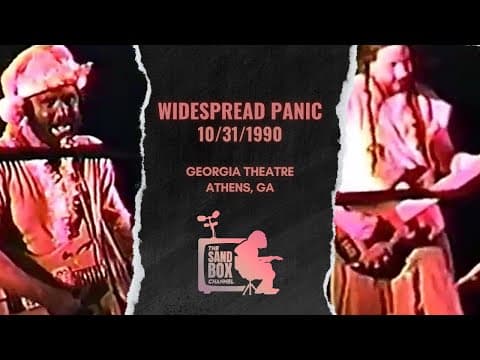Widespread Panic w/ Remastered Video ~ 10/31/1990, Georgia Theater, Athens, GA Partial Thumbnail