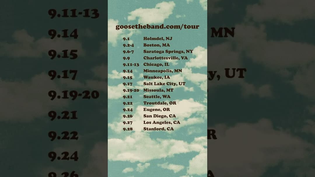 We’re back at it and ready for September Tour 🎶🤘 Thumbnail