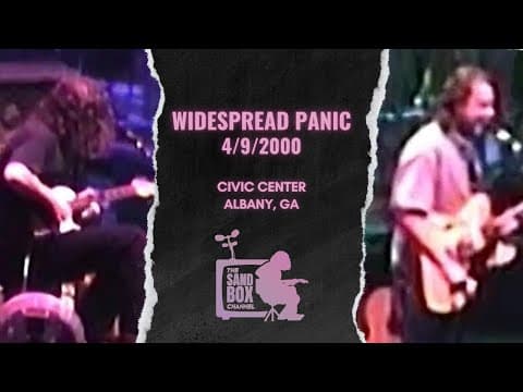 Widespread Panic w/ Remastered Video ~ 4/9/2000 Civic Center, Albany, GA Complete Thumbnail