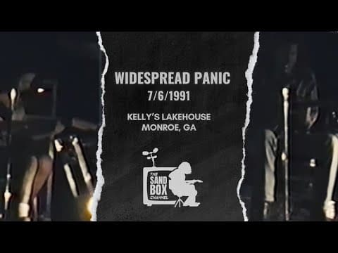 Widespread Panic ~ 7/6/1991  Kelly's Lake House, Monroe, GA Remastered Thumbnail