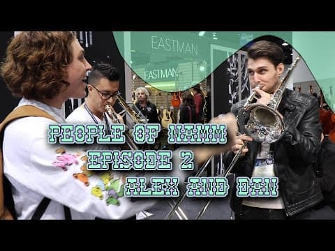 People Of NAMM 2019! Interviewing Virtuoso Trombone Players! Beatles "Hey Jude" Trombone Cover! Thumbnail