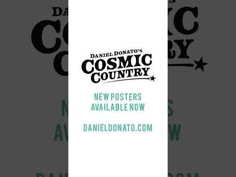 New #CosmicCountry posters now available in my merch store! #danieldonato #merch #shorts Thumbnail