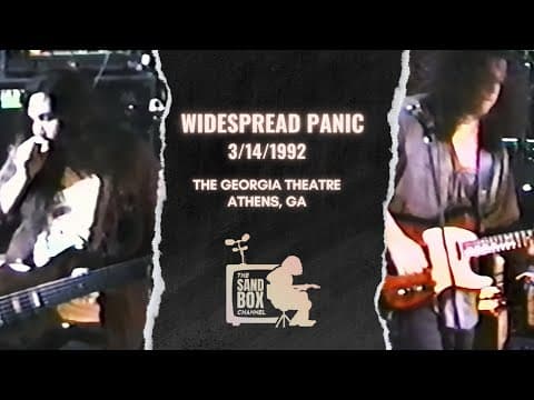 Widespread Panic ~ 3/14/1992 Georgia Theatre, Athens, GA Remastered Thumbnail