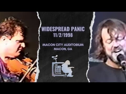 Widespread Panic w/ Remastered Video ~ 11/2/1998 Macon City Auditorium, Macon, GA Thumbnail