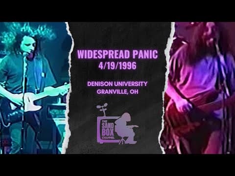 Widespread Panic ~ 4/19/1996 Alumni Memorial Fieldhouse Denison University, Granville, OH Remastered Thumbnail