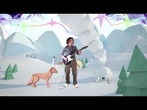Audioborealis! Lo-Poly 3D Animation w/ Electric Guitar! Thumbnail