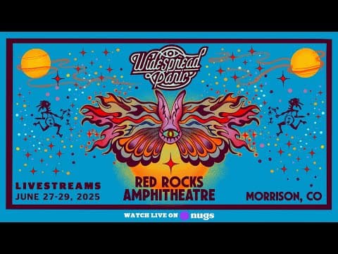 Widespread Panic 6/29/25 Morrison, CO Thumbnail
