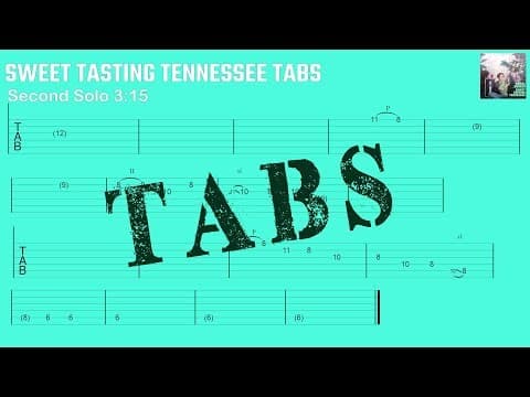 "Sweet Tasting Tennessee" FULL SONG TABS! Daniel Donato - #COSMICCOUNTRY Thumbnail