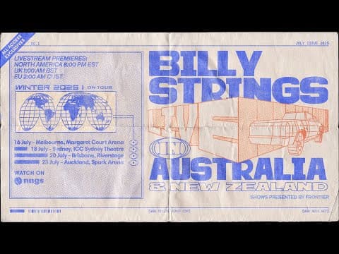 Billy Strings July 15 2025 Melbourne, Australia Thumbnail