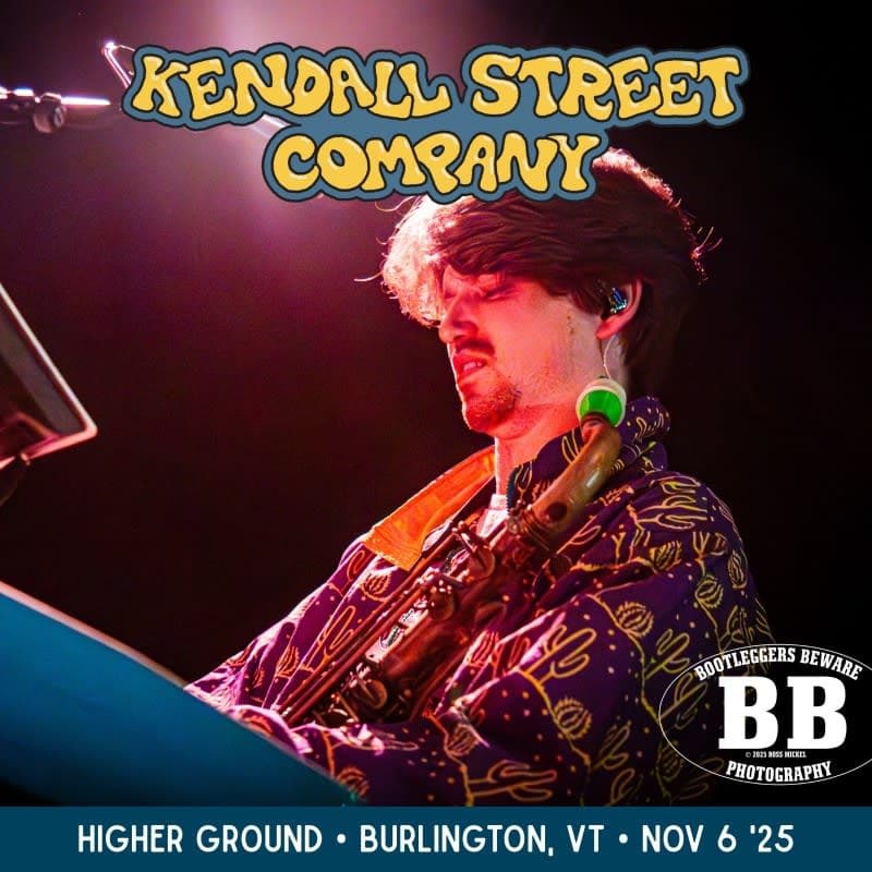 Kendall Street Company at Higher Ground – November 6, 2025 setlist