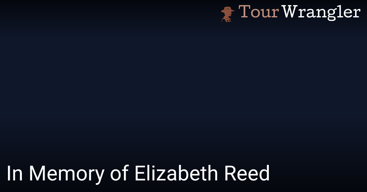 In Memory of Elizabeth Reed - Billy Strings - TourWrangler